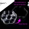 5600PCS Half Round Pearls Flatback Imitation Pearls for Crafts,7 Sizes for DIY Nails Art Crafting,Jewelry Making, Shoes,Cup,Phone Decoration (07 Dark Blue AB)